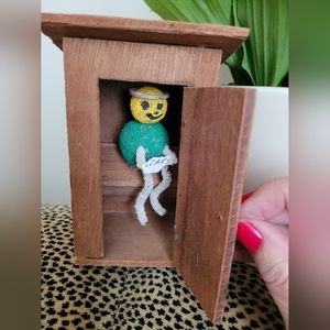 Outhouse wood handmade souvenir